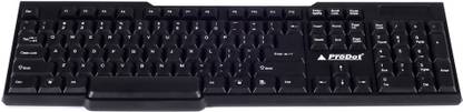 PRODOT 207 USB Wired USB Laptop Keyboard Compatible with Desktop, Laptop, Mac