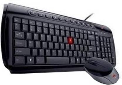 iball Shiny Deskset PS2 Laptop Keyboard Compatible with Desktop, Laptop, Mac