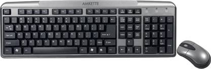 Amkette Classic Duo Desktop PS/2 Keyboard and Mouse Combo