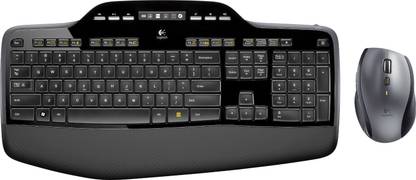 Logitech MK710 Mouse & Wireless Standard Laptop Keyboard Compatible with Desktop, Laptop, Mac