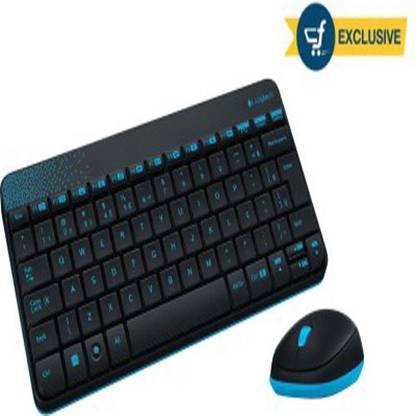 Logitech MK240 Wireless Standard Tablet Keyboard Compatible with Desktop, Laptop, Mac