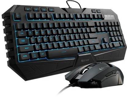 COOLER MASTER Octane (SGB-3020-KKMF1-US) Wired USB Gaming Keyboard Compatible with Desktop, Laptop, Mac