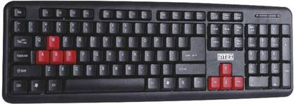 Intex Corona Wired USB Laptop Keyboard Compatible with Desktop, Laptop, Mac