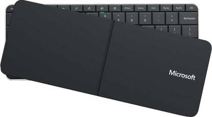 MICROSOFT Wedge Mobile Bluetooth Laptop Keyboard Compatible with Desktop, Laptop, Mac
