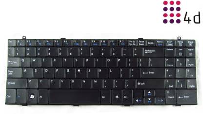 4D LG-R510 Internal Standard Laptop Keyboard Compatible with Desktop, Laptop, Mac