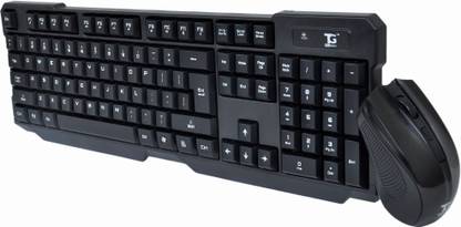 TacGears 2002B Wireless Standard Laptop Keyboard Compatible with Desktop, Laptop, Mac