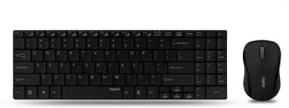 RAPOO 9060 Wireless Standard Laptop Keyboard Compatible with Desktop, Laptop, Mac