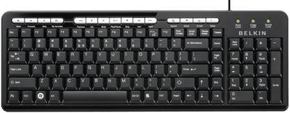 BELKIN Compact K100 Wired USB Laptop Keyboard Compatible with Desktop, Laptop, Mac