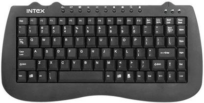 Intex IT 301A Wired USB Tablet Keyboard Compatible with Desktop, Laptop, Mac