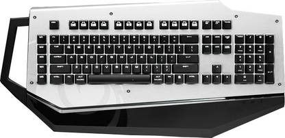 COOLER MASTER Mech Aluminium Series Blue Cherry Gaming Keyboard Wired USB Gaming Keyboard Compatible with Desktop, Laptop, Mac