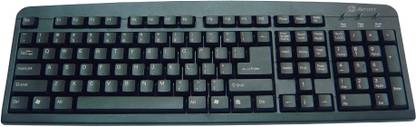 Mercury KB-2208U Wired USB Standard Laptop Keyboard Compatible with Desktop, Laptop, Mac