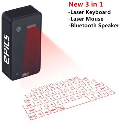 Epics 3 in 1 Laser Virtual Laser Standard Laptop Keyboard