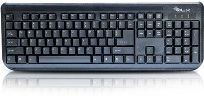 QLX SL-K716 Wired USB Laptop Keyboard Compatible with Desktop, Laptop, Mac