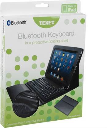 Texet KB-B1 Bluetooth Handheld Tablet Keyboard Compatible with Desktop, Laptop, Mac