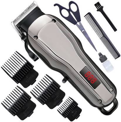 EPI Rechargeable Hair Clipper Hair Trimmer For Men Beard Electric Trimmer 120 min  Runtime 4 Length Settings