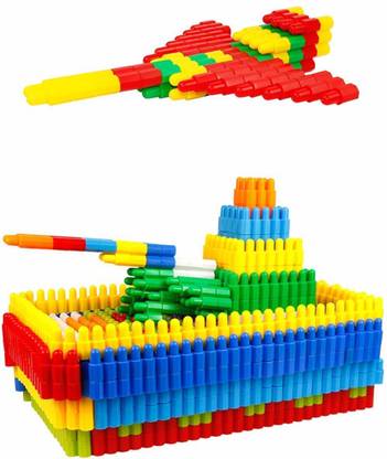 GoodsNet 130+ pcs Mini Bullet Bricks Blocks Toys for Children Cool Models Building Kits (Multicolor)