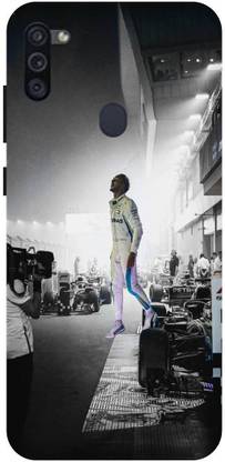 Bluvver Back Cover for Samsung Galaxy M11 ,SM-M115FZKDINS Printed Lewis,Hamilton Back Cover