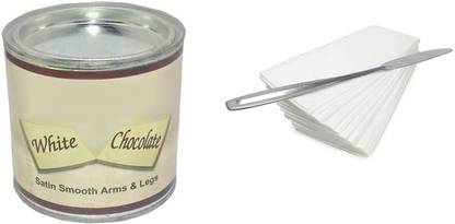 Zhunmun Waxing Kit Combo (White Chocolate Wax (500 gm) + Wax Strips (40) + Wax Spatula /Knife)