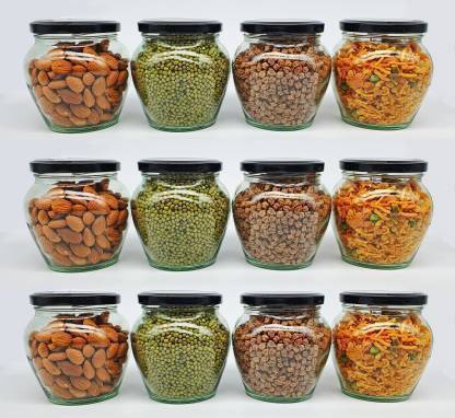 Tap2kaart Glass Grocery Container  - 400 ml