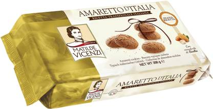 Vicenzi Amaretto D'Italia Macaroon (Pack of 2) Cookies Biscuit