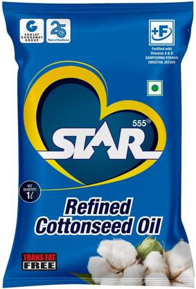 STAR 555 Refined CottonseedOil Cottonseed Oil Pouch