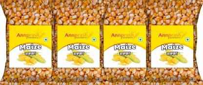 Annprash PREMIUM QUALITY WHOLE MAIZE/ SABUT MAKKA - 2KG(500GMx4) Corn