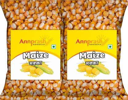 Annprash PREMIUM QUALITY WHOLE MAIZE/ SABUT MAKKA - 1KG(500GMx2) Corn