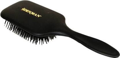 Denman Tangle Large Paddle Detangler Tammer, Ultra Black