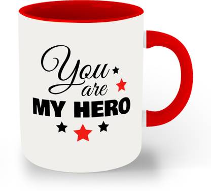 whats your kick Sweet Dad, Best Dad Printed Red Inner Colour Ceramic Coffee- Gift for Dad, Gift for Cute Dad, Best Gift, Unique Gifts (Multi 22) Ceramic Coffee Mug