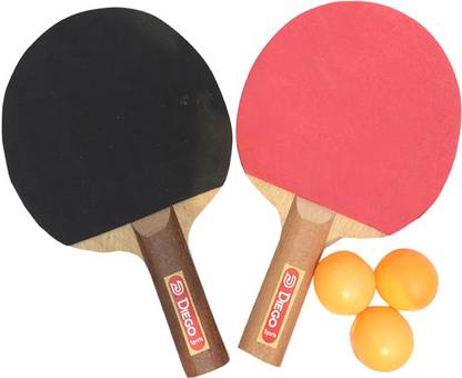 diego Trainer Table Tennis Red, Black Table Tennis Racquet