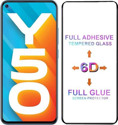 मिकवीर एज टू एज टेम्पर्ड ग्लास Vivo Y50 के लिए