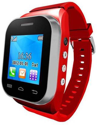 ANAND INDIA Smart Wrist Mobile with keypad Red Smartwatch