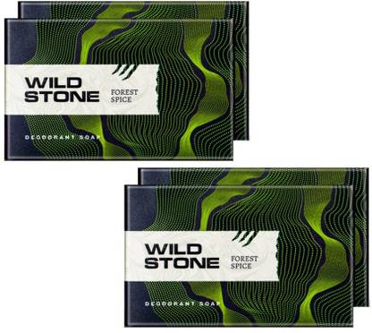 Wild Stone Forest Spice Soap Combo (125 g each)- Pack of 4