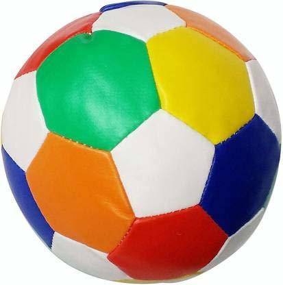 MINTLEAF Soft Stuffed Ball for Kids Multi Color- 1Pc - 11 cm  - 11 cm