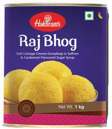 Haldiram's Raj Bhog 1 Kg TIN Tin