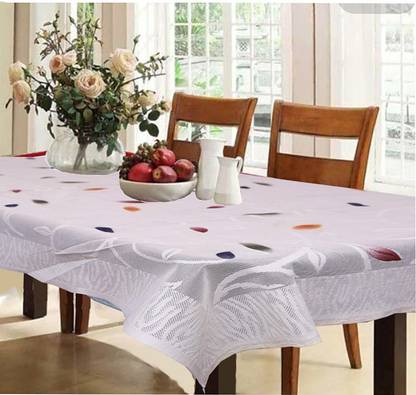 SSDN White Polyester Table Linen Set