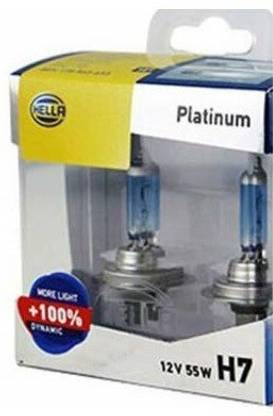 HELLA 178560653 H7 12V 55W PX26d Platinum Performance Bulb Headlight Car LED (12 V, 55 W)