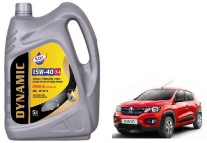 KDX Engine Oil 15W-40 CF-4, 5 Ltr. (Renault Kwid) Synthetic Blend Engine Oil
