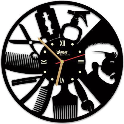 UNIQUE LASERSHOP Analog 25 cm X 25 cm Wall Clock