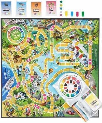 Bramhani Enterprise Best Spin to Win Game of Life Classic Family Board Game Party & Fun Board Game