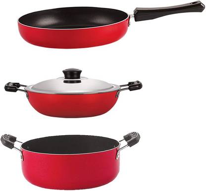NIRLON FP13_DKD(M)_CS24 Non-Stick Coated Cookware Set