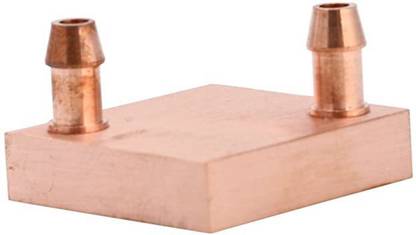 HARI IMPEX 40*40 mm Copper Water Block Temperature Sensor and Controller Electronic Hobby Kit