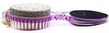 Viratretail 4 In 1 Multi Use Pedicure Paddle Brush - 4 Step Pedicure