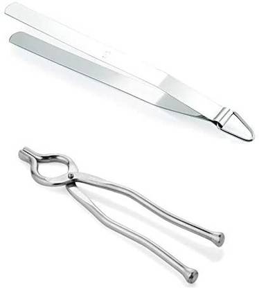 LIFFESTYLE Enterprises PAKKAD/ SARSI/TONG WITH CHIMTA Kitchen Tool Set