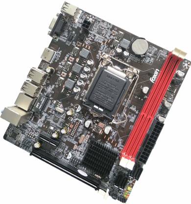 Foxin FMB-H61 LGA 1155Socket ATX Intel H61 Express  Chipset DDR3 Motherboard for Desktop
