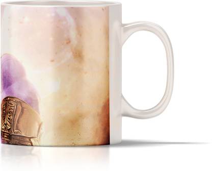 5 ACE thanos (43) Superhero Printed Tea and Coffee Ceramic Glossy - 350 ml Ceramic Coffee Mug