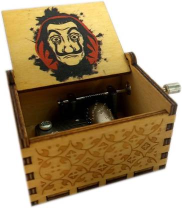 Zesta Handcrafted Wooden Movie Music Box - Bella Ciao