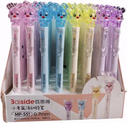 Navarang 3 aside Rabbit top mechanical pencil 0.7 set of 48 Pencil