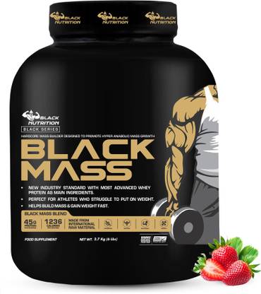Black Nutrition Black Mass For Extra Muscle Size Which Helps In Increasing Performance & Endurance Weight Gainers/Mass Gainers
