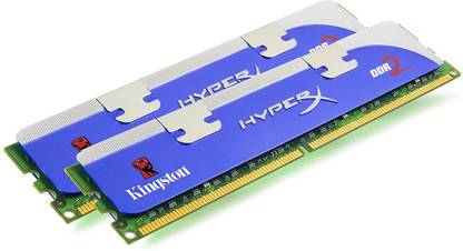 KINGSTON HyperX 2Gb DDR-2 High Class Genuine Memory DDR2 2 GB (Dual Channel) PC (Pack of Two)